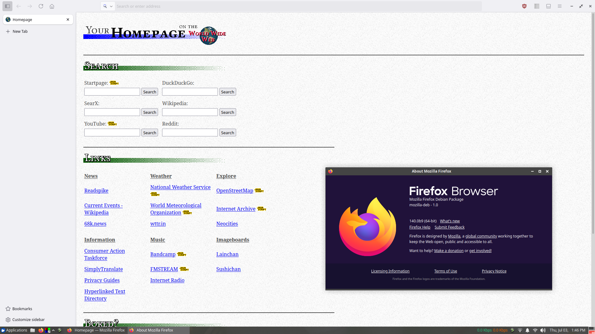 Firefox screenshot