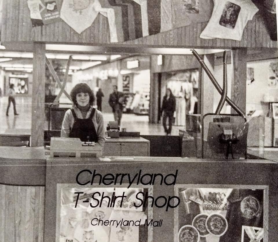 Cherryland mall tshirt shop