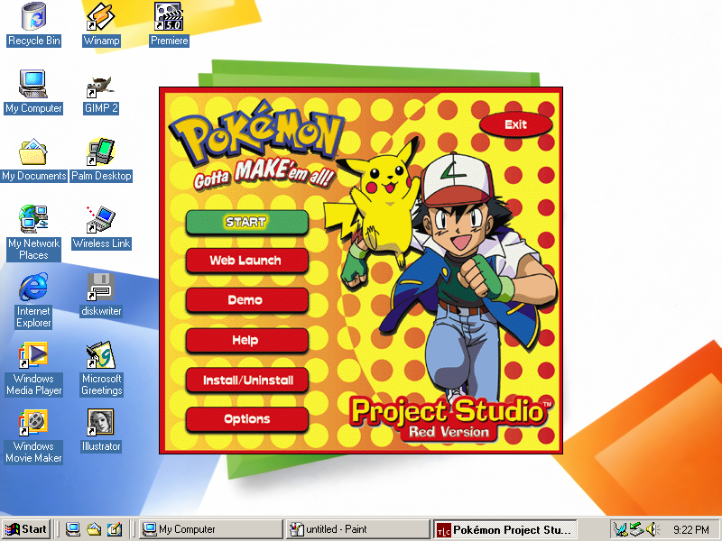 Pokemon Project Studio Red Version by The Learning Company
