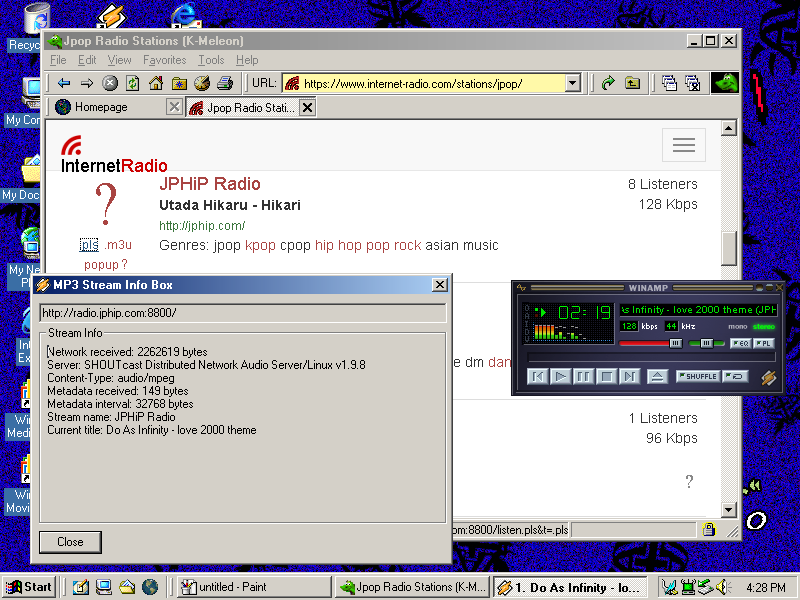 K-Meleon 1.5.4 on Windows ME