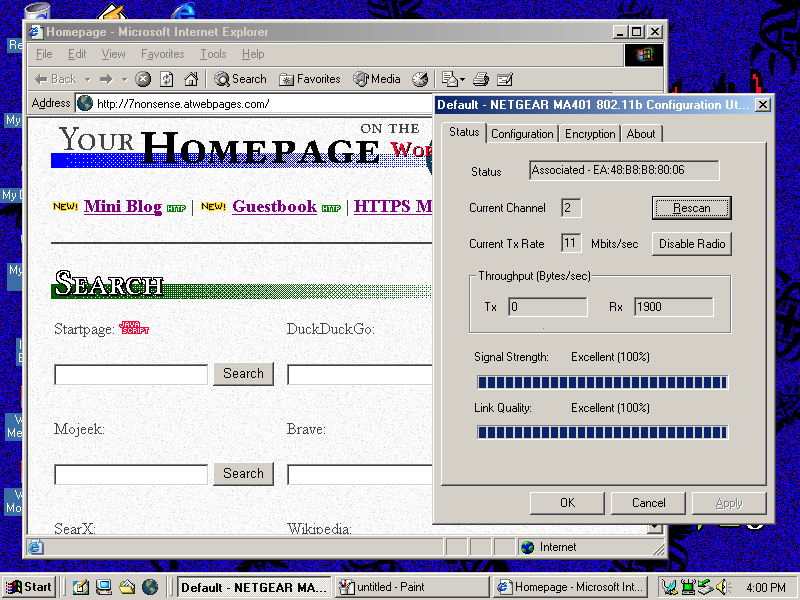 Netgear MA401 PCMCIA wireless card software