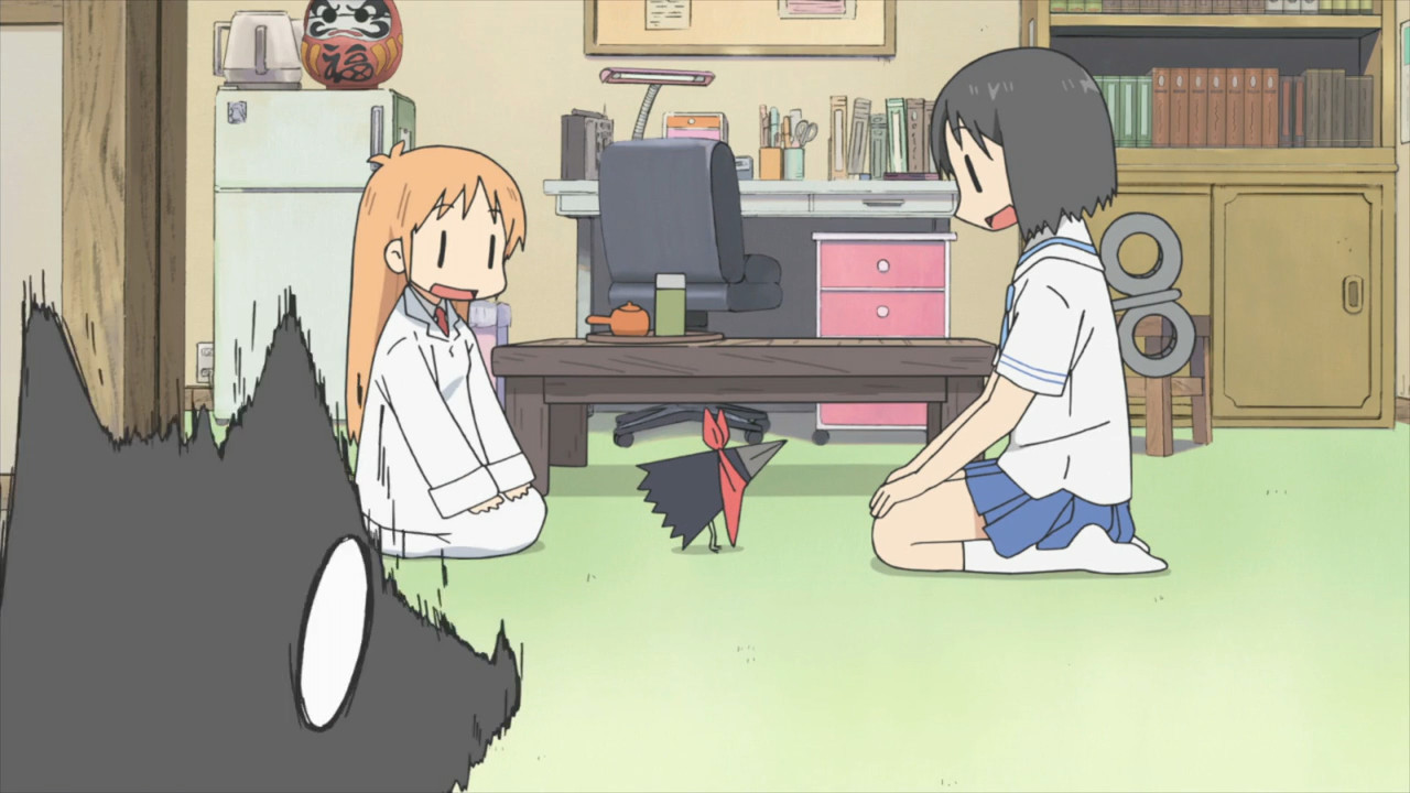 Nichijou crow screenshot