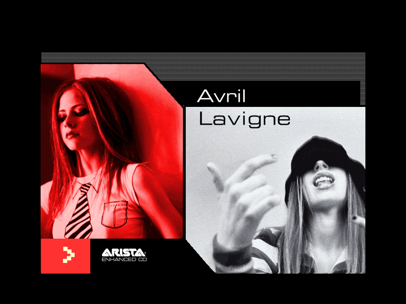 Let Go by Avril Lavigne enhanced CD software screenshot