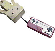 Danbo with Famicom Controller
