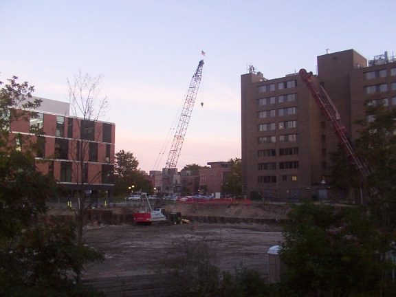 Construction downtown