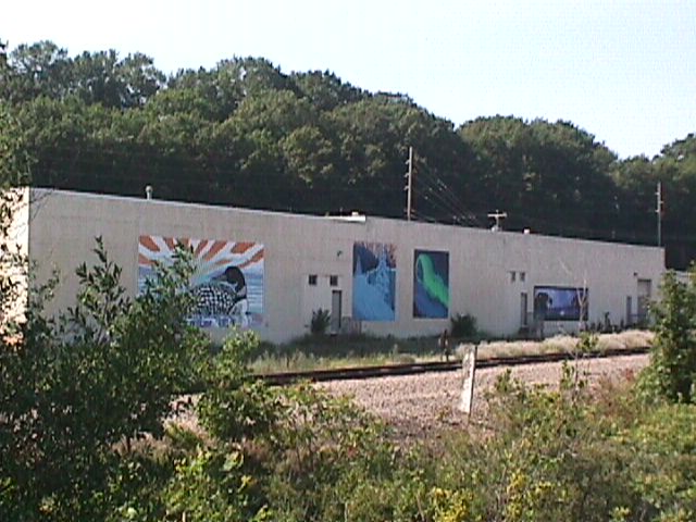 Paintings on building