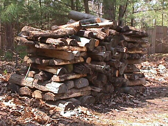Wood pile