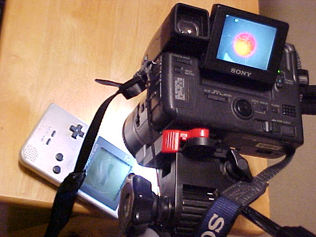Sony Mavica MVC-FD91 on a tripod