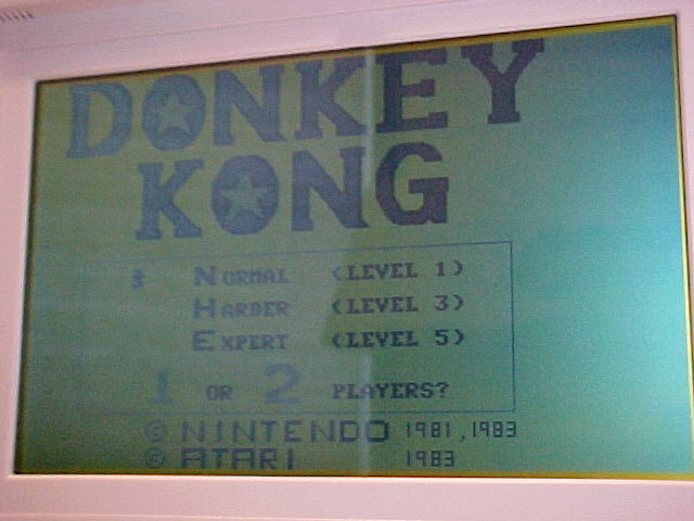 Tandy 1100 FD - Donkey Kong
