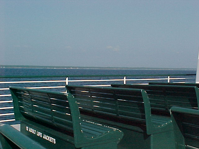 Seats on ferry