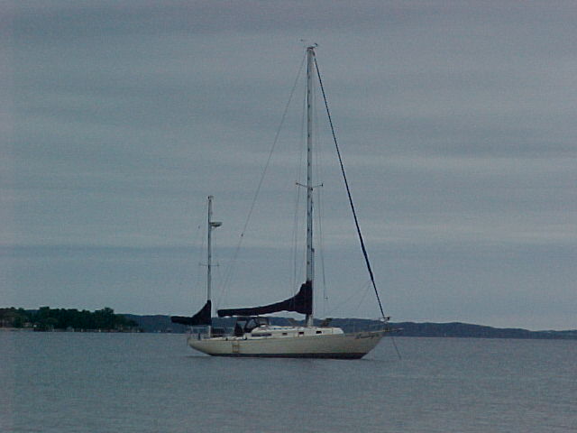 Boat in bay