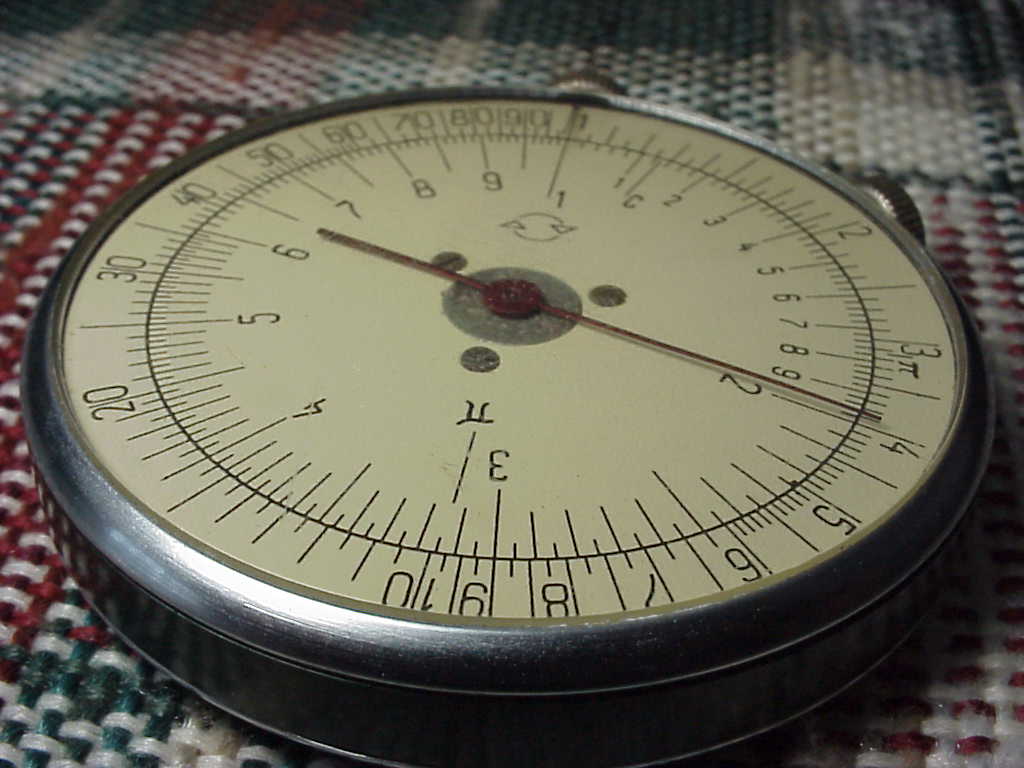 KL-1 Circular Slide Rule front