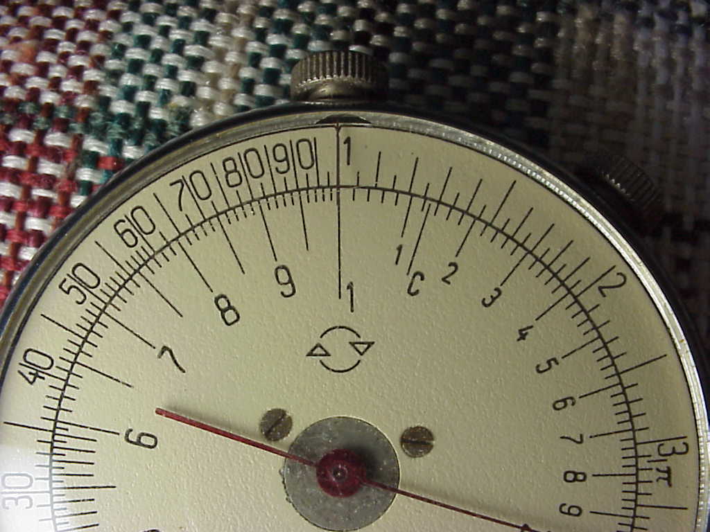 KL-1 Circular Slide Rule front