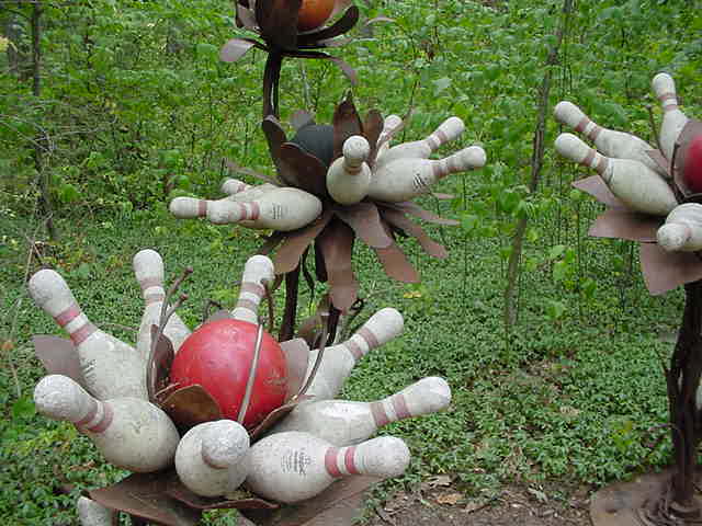 Bowling flowers