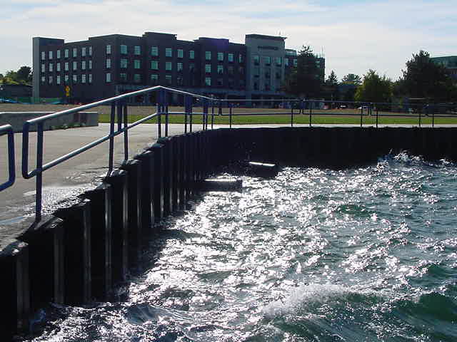 Lakeshore railing