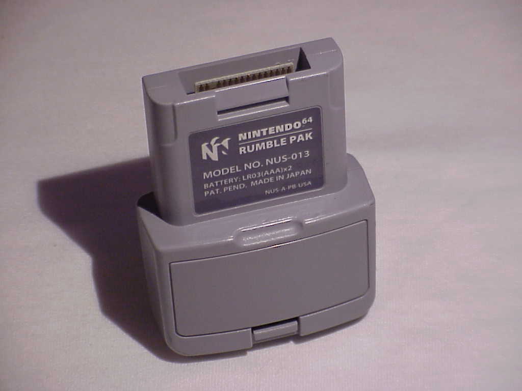 Nintendo 64 Rumble Pak back