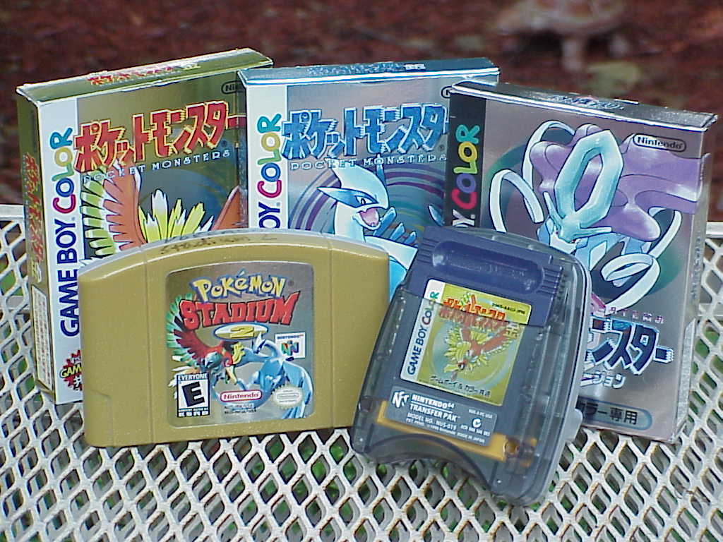 Pokemon Stadium 2 and Transfer Pak with Gold, Silver, and Crystal