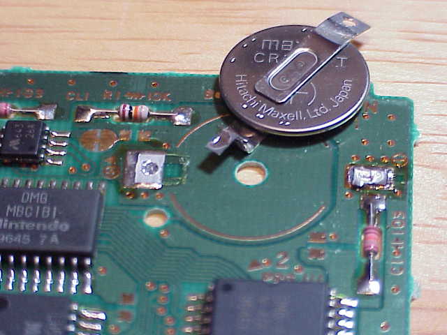 Japanese Pokemon Blue old battery