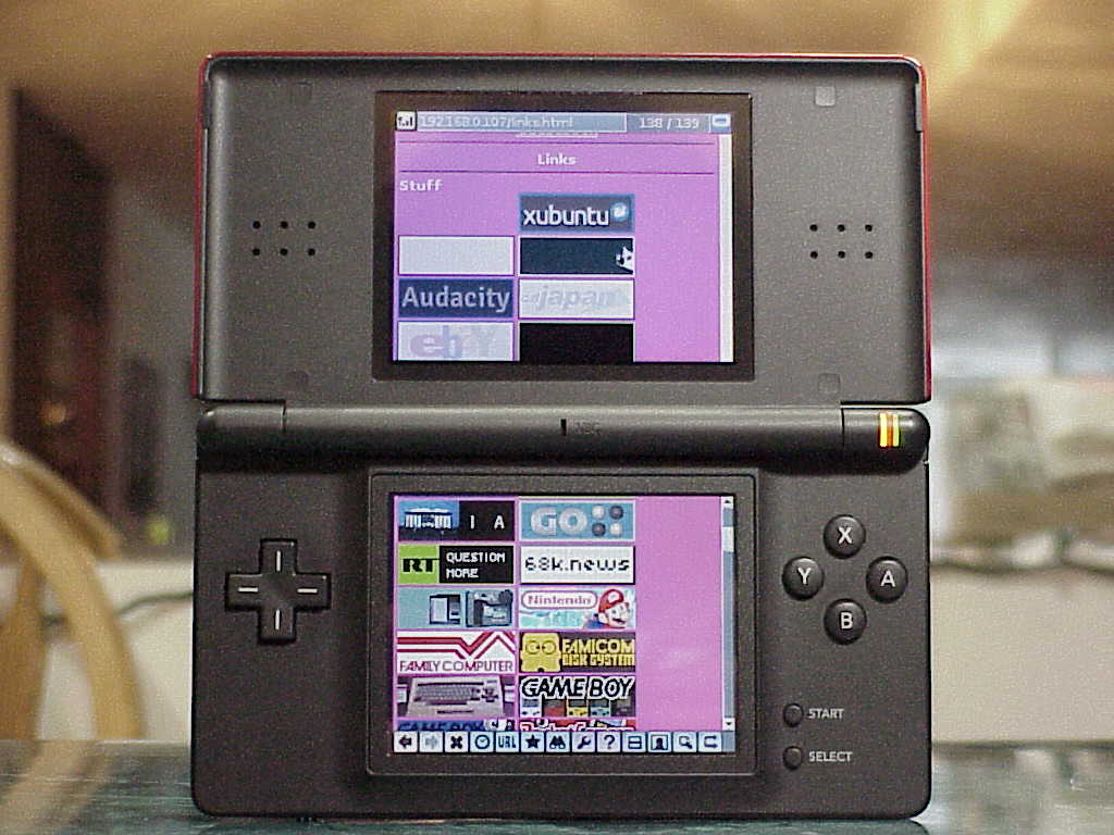 Nintendo DS Browser - 7nonsense website