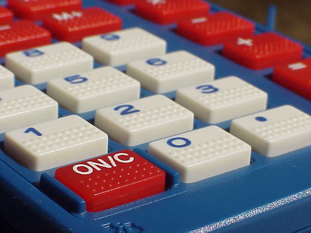 Texas Instruments TI-108 close-up buttons