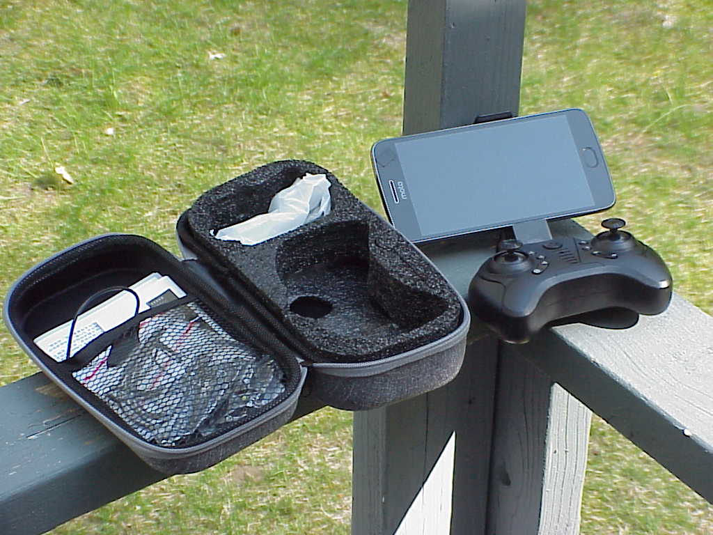 Quadcopter LSRC LS-MIN case and controller