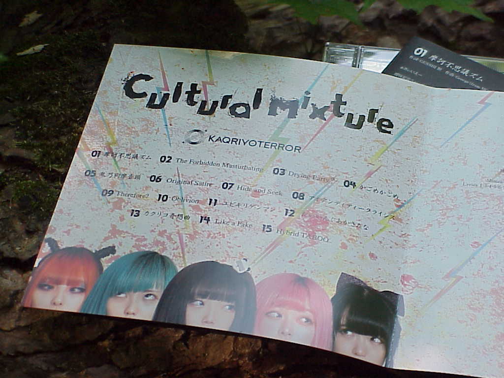 Cultural Mixture by KAQRIYOTERROR booklet