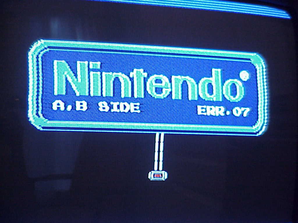 Famicom disk AB error 07
