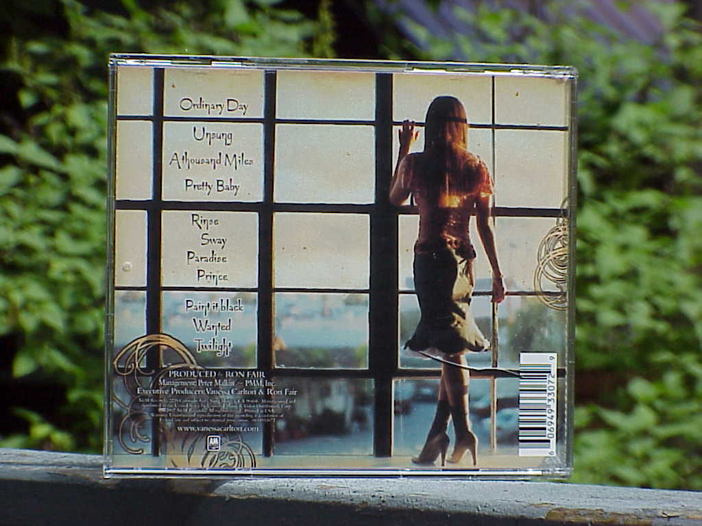 Be Not Nobody by Vanessa Carlton back