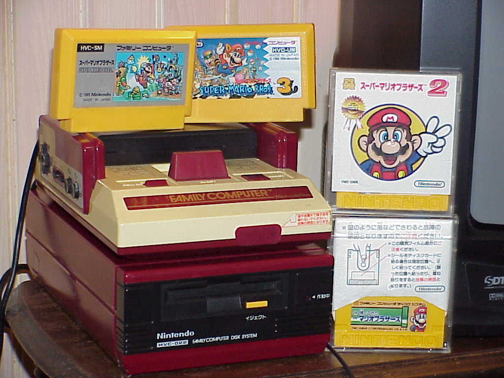 Famicom and FDS Mario games