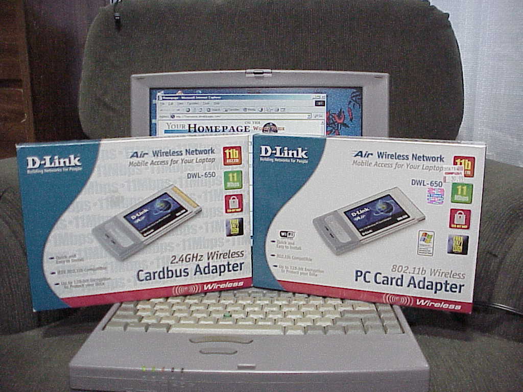 D-Link DWL-650 PCMCIA wireless cards