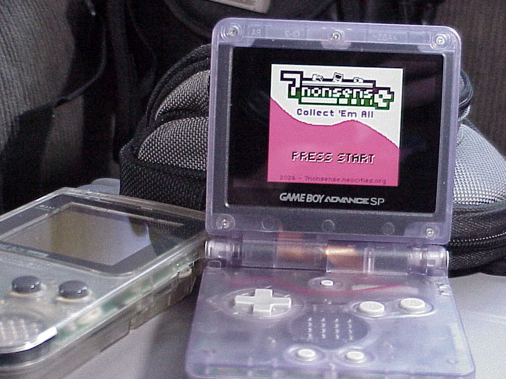 7nonsense: Collect 'Em All on a GBA SP