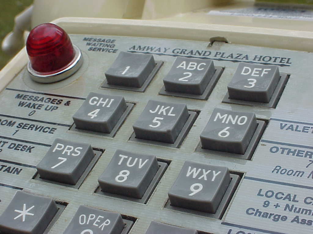 Stromberg-Carlson 2500YP Telephone dial close-up