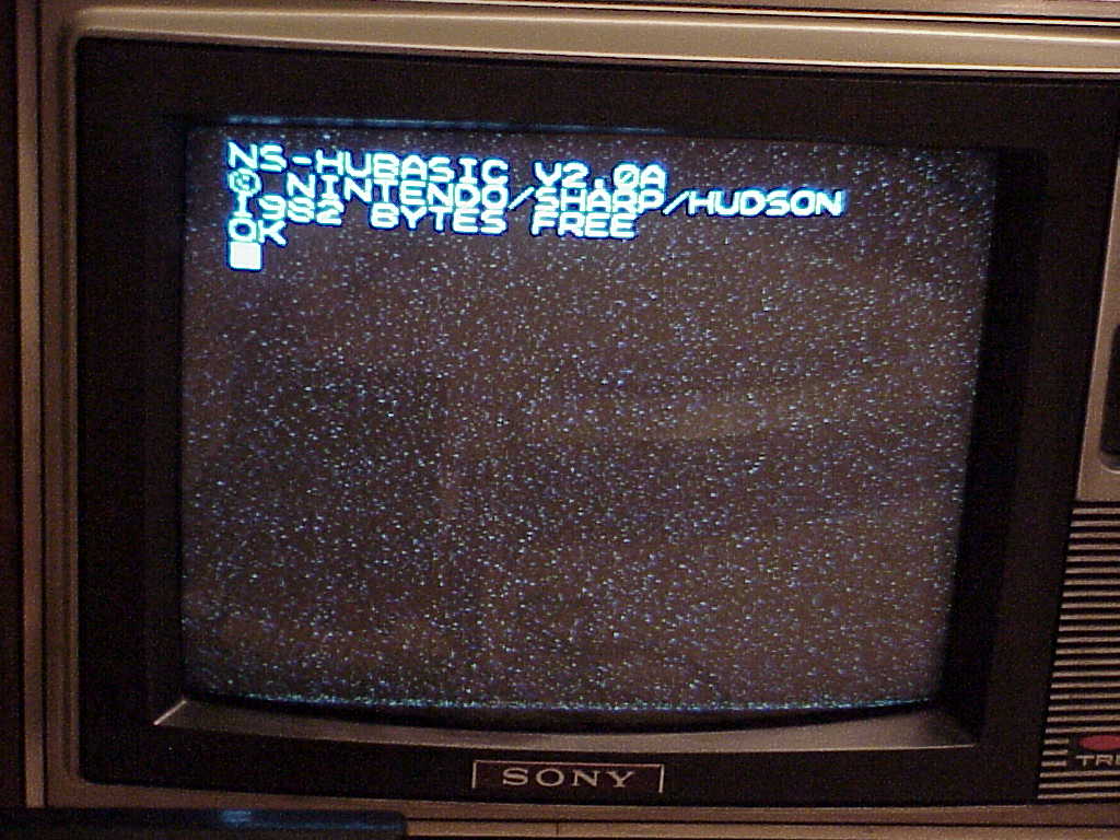 Nintendo Family BASIC screenshot