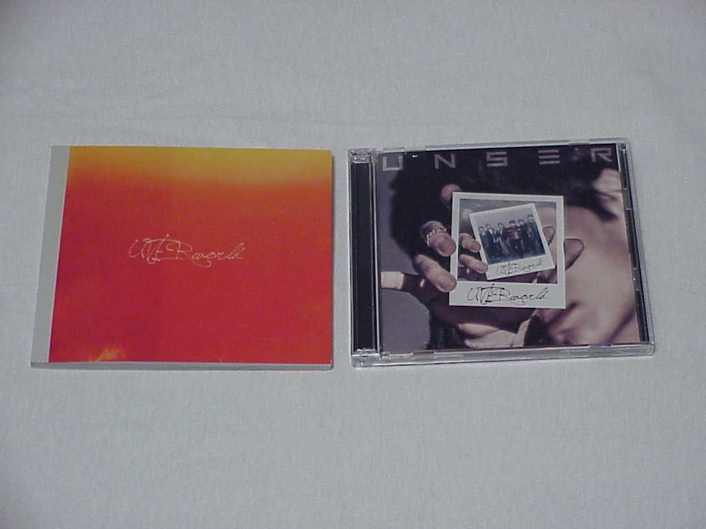 UVERworld UNSER booklet and CD case