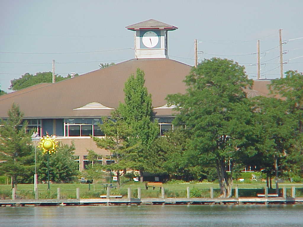 Building with clock