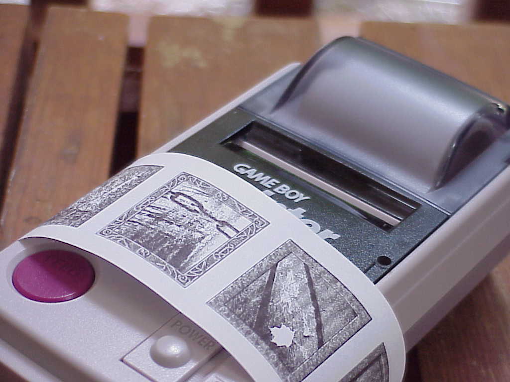 Game Boy Camera and Printer prints