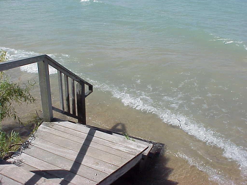 Boardwalk to water