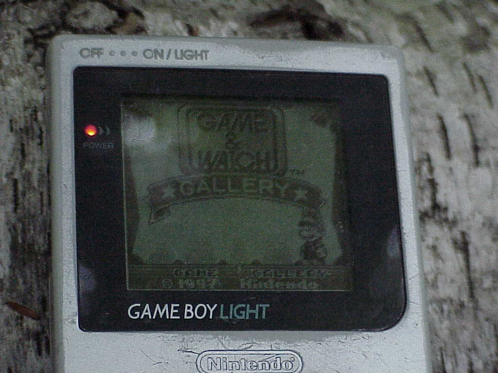 Game & Watch Gallery on the Game Boy Light
