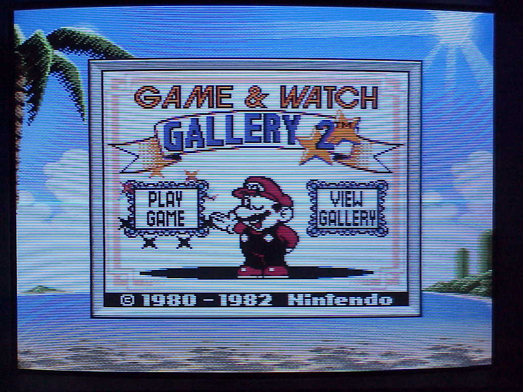 Game & Watch Gallery 2 title screen