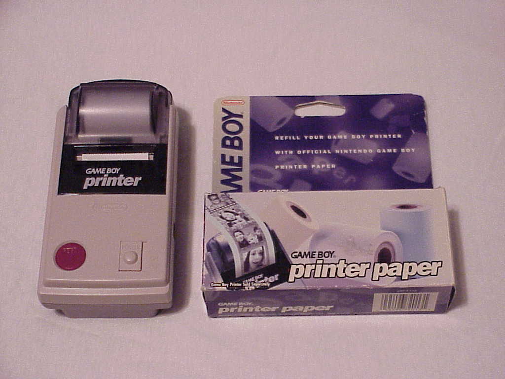 Nintendo Game Boy Printer and Paper