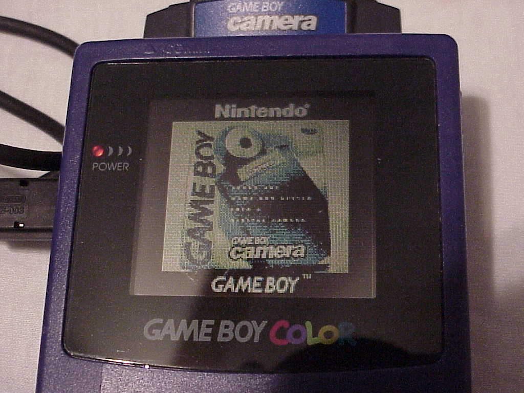 Nintendo Game Boy Camera in a Game Boy Color