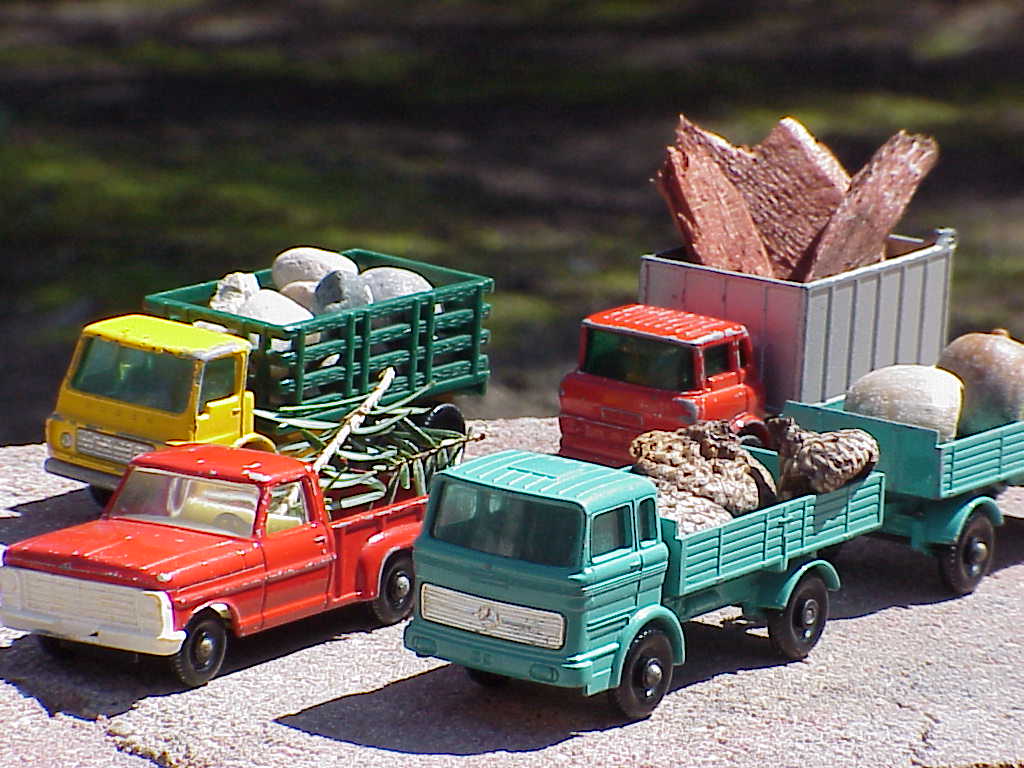 Matchbox models - trucks