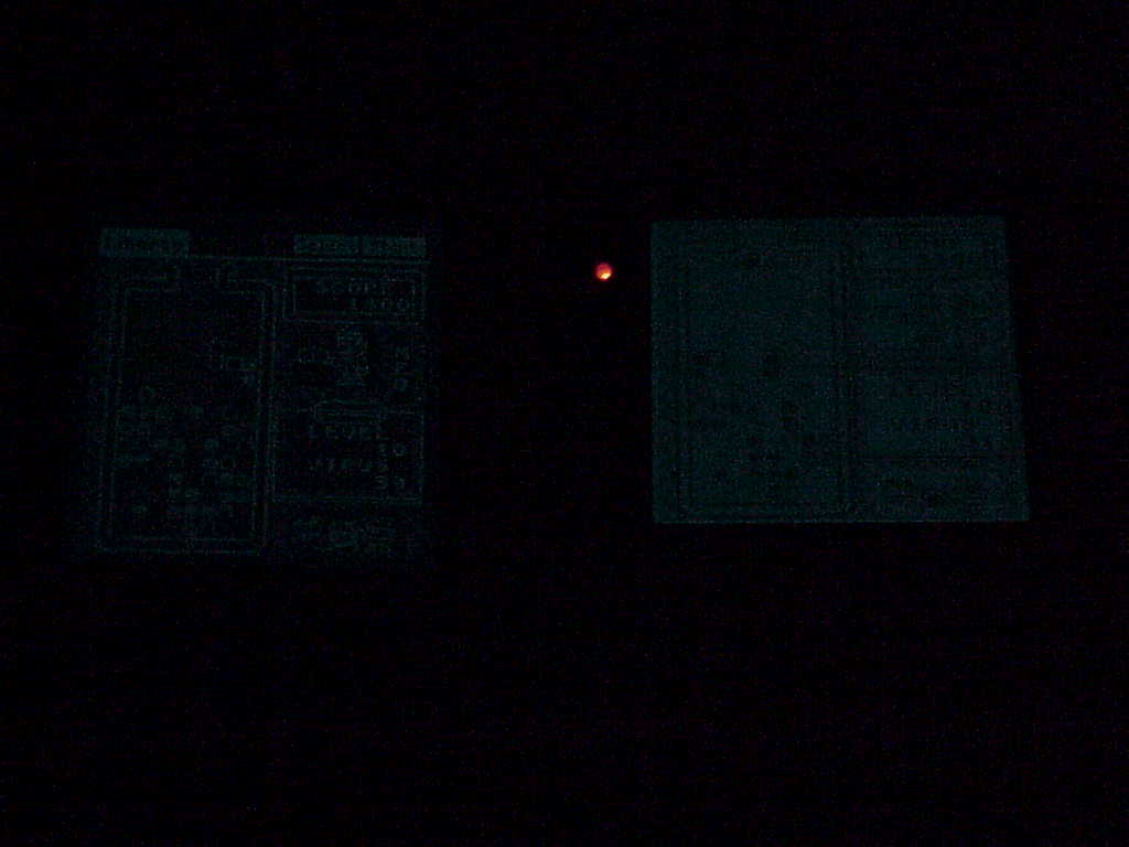 Palm m100 PDA electroluminescent backlight vs Game Boy Light