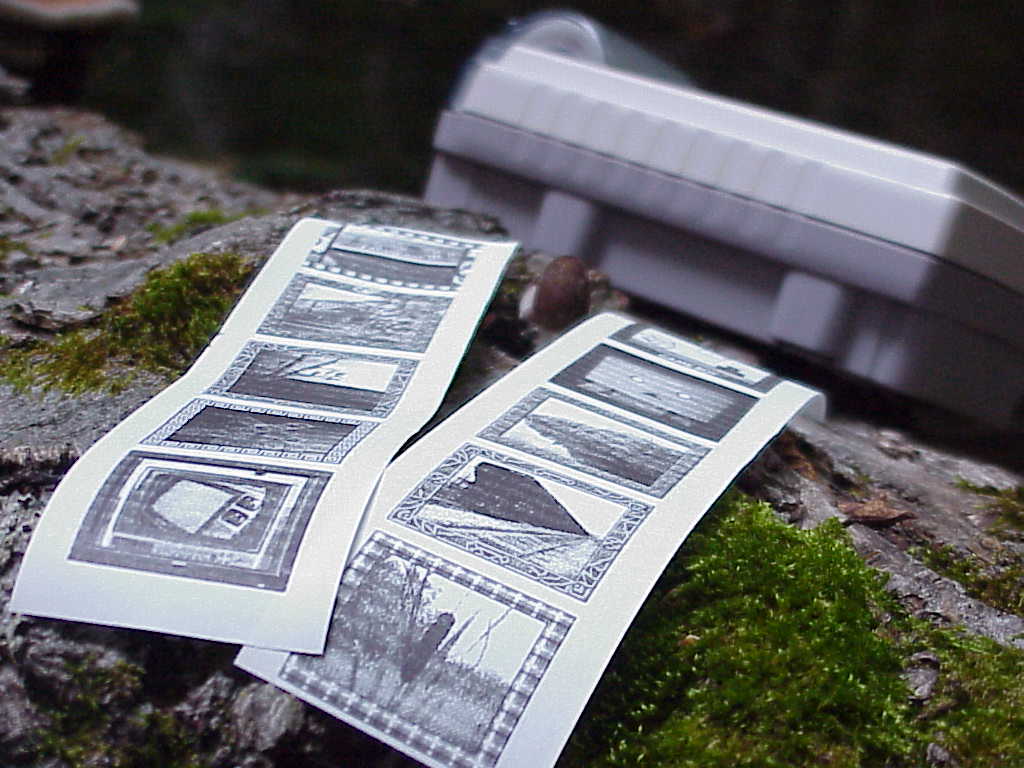 Game Boy Camera Printer prints