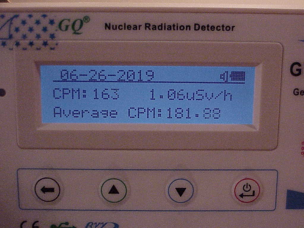GMC-320 Plus Geiger Counter close up