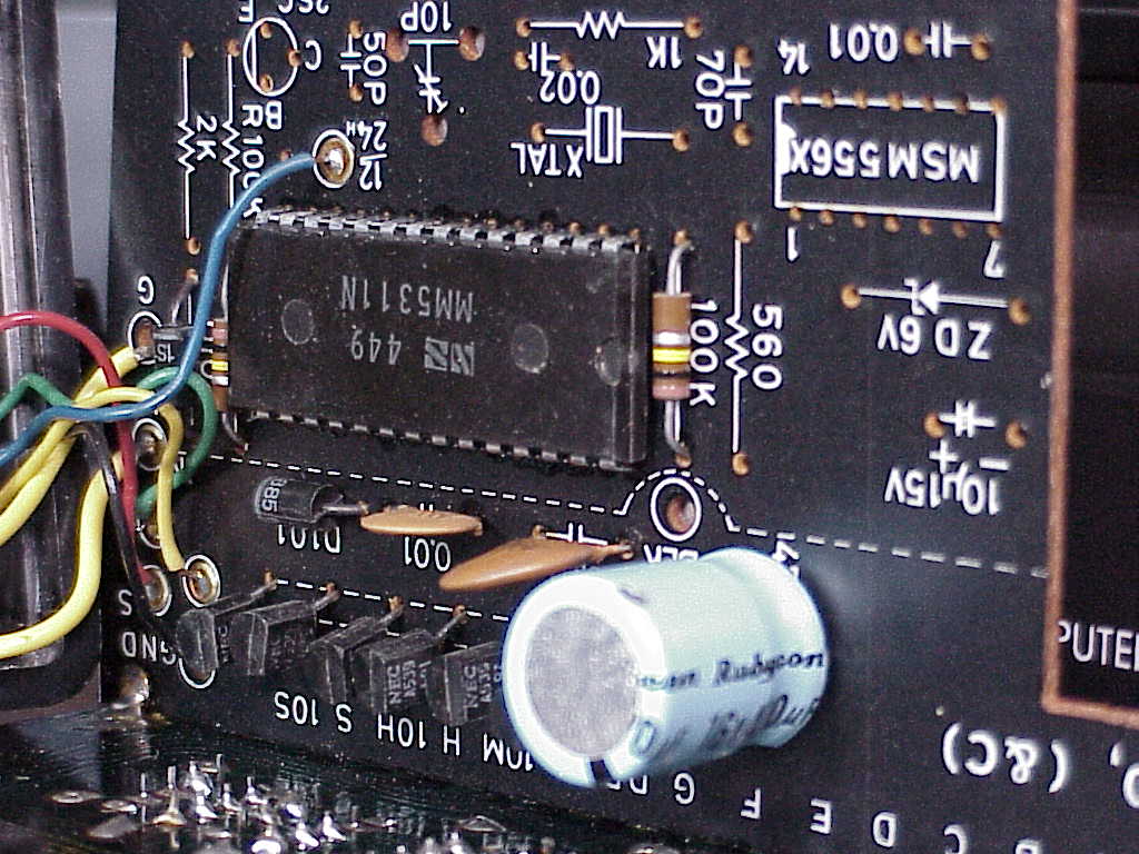 T-610D Clock inside