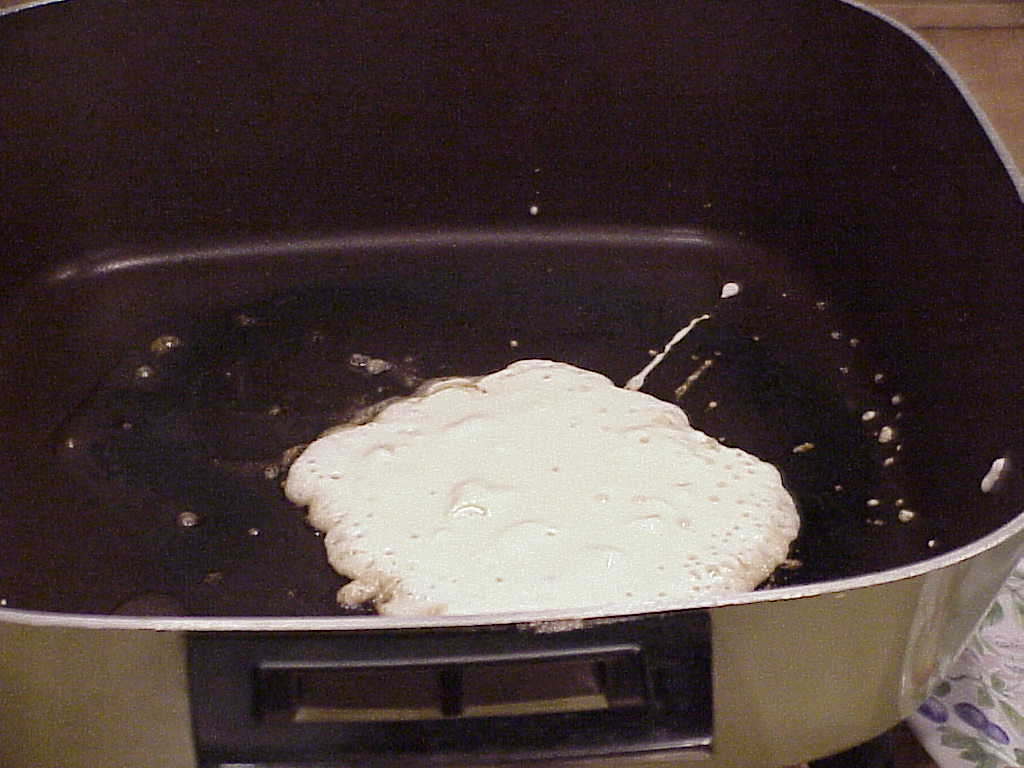 Pancake cooking