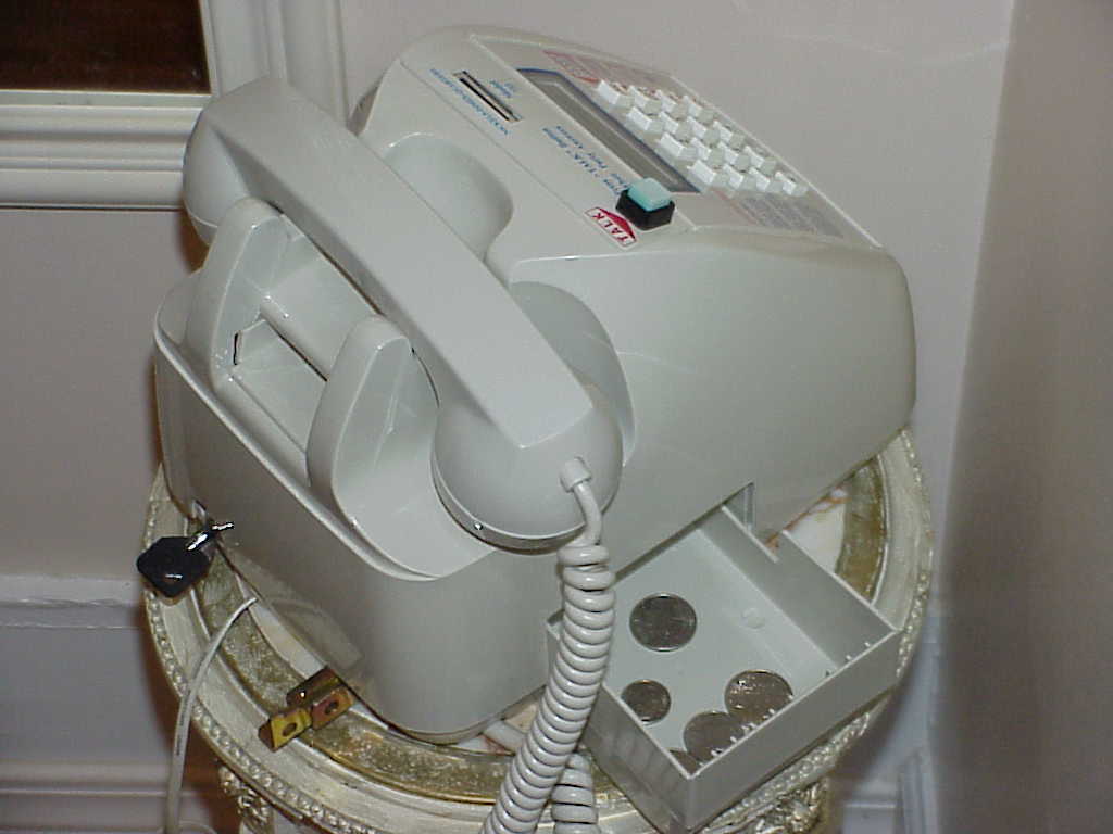 Desktop Payphone HAC 737 back