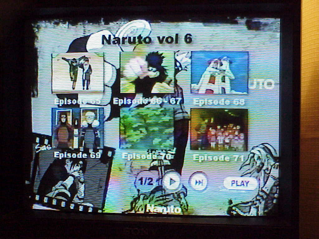 Naruto VHS Tape screenshot