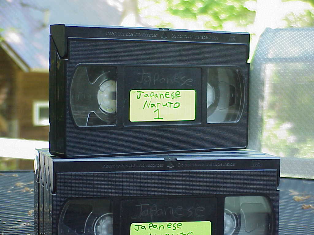 Naruto VHS Tapes